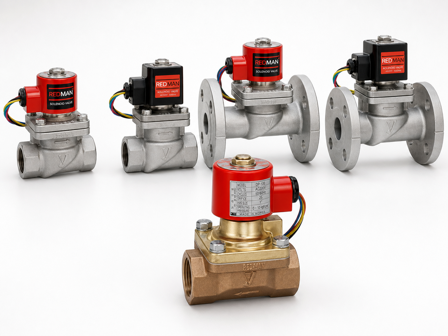 โซลินอยด์วาล์ว Solenoid Valve หรือวาล์วไฟฟ้าสำหรับระบบน้ำ ลม ไอน้ำ และงานอุตสาหกรรม