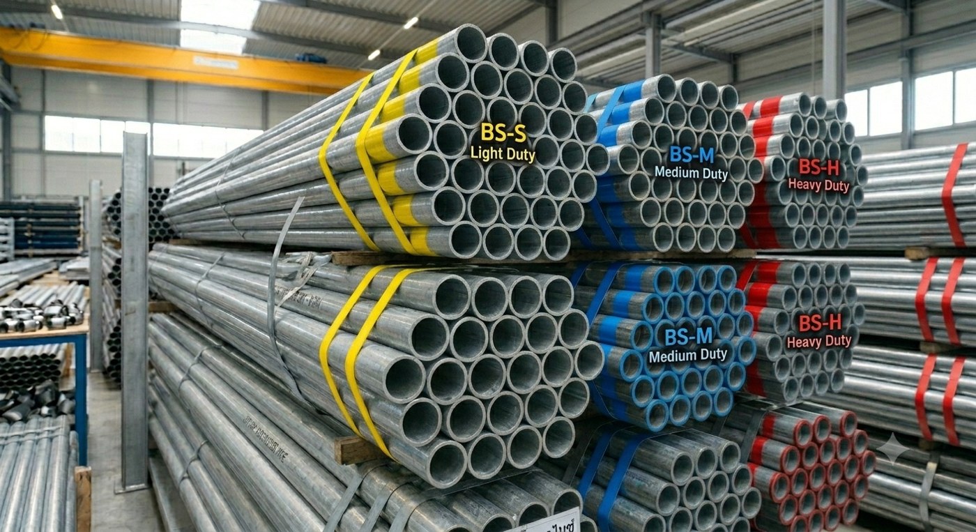 สเปคท่อประปาเหล็กชุบกัลวาไนซ์ แป๊ปน้ำ ท่อน้ำเหล็ก Galvanized Steel Pipes